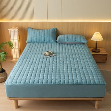 91家纺网 家纺一手货源 找家纺 （总）卡伦 2025新款A类纯棉水洗棉夹棉床笠