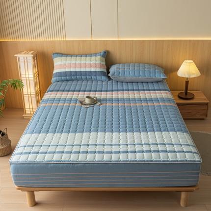 91家纺网 家纺一手货源 找家纺 （总）卡伦 2025新款A类纯棉水洗棉夹棉床笠