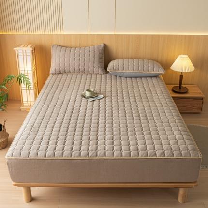 91家纺网 家纺一手货源 找家纺 （总）卡伦 2025新款A类纯棉水洗棉夹棉床笠