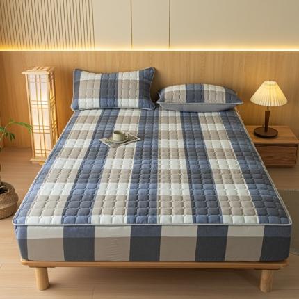 91家纺网 家纺一手货源 找家纺 （总）卡伦 2025新款A类纯棉水洗棉夹棉床笠