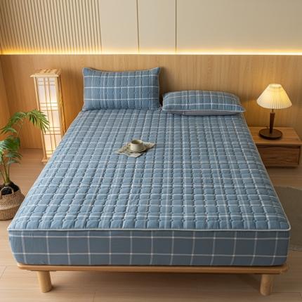 91家纺网 家纺一手货源 找家纺 （总）卡伦 2025新款A类纯棉水洗棉夹棉床笠