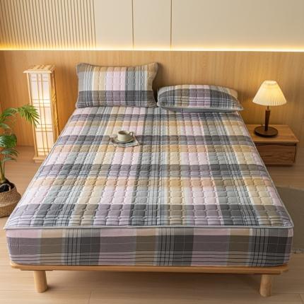 91家纺网 家纺一手货源 找家纺 （总）卡伦 2025新款A类纯棉水洗棉夹棉床笠