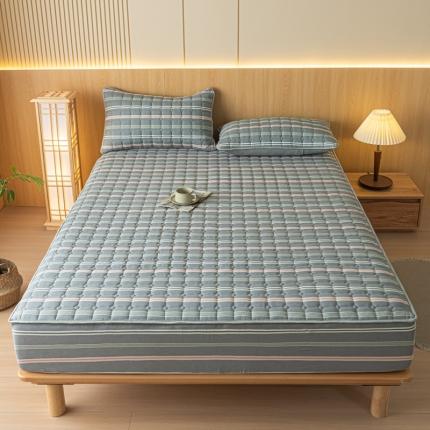 91家纺网 家纺一手货源 找家纺 （总）卡伦 2025新款A类纯棉水洗棉夹棉床笠