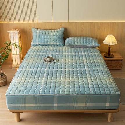 91家纺网 家纺一手货源 找家纺 （总）卡伦 2025新款A类纯棉水洗棉夹棉床笠