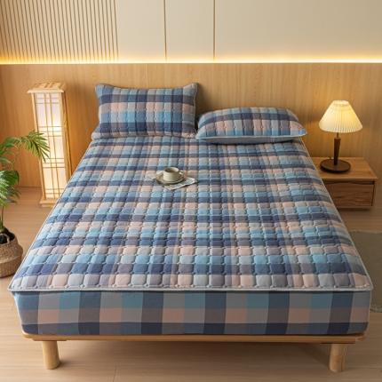 91家纺网 家纺一手货源 找家纺 （总）卡伦 2025新款A类纯棉水洗棉夹棉床笠