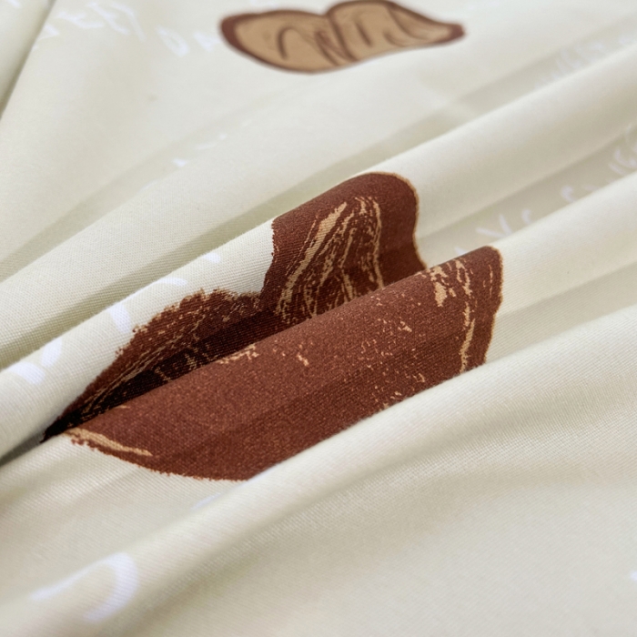 91家纺网 家纺一手货源 找家纺 曼璐 2025直播爆款植物羊绒四件套加厚斜纹磨毛被套套件 怦然心动