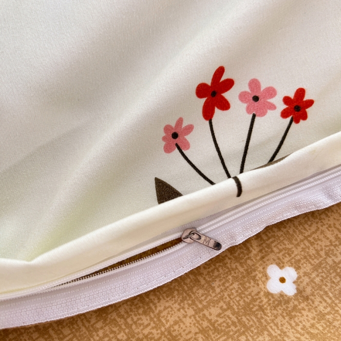 91家纺网 家纺一手货源 找家纺 曼璐 2025直播爆款植物羊绒四件套加厚斜纹磨毛被套套件 秋意绵绵