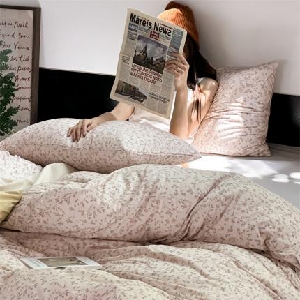 91家纺网 家纺一手货源 找家纺 （总）源启生活2023新款亲肤舒适秋冬全棉针织棉四件套