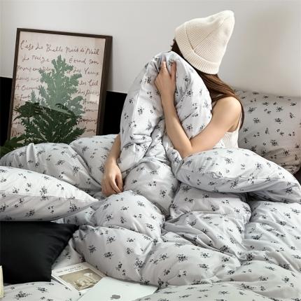 91家纺网 家纺一手货源 找家纺 （总）源启生活2023新款亲肤舒适秋冬全棉针织棉四件套