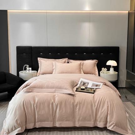 91家纺网 家纺一手货源 找家纺 （总）魅都 新款全棉舒适亲肤长绒棉提花大拼角四件套