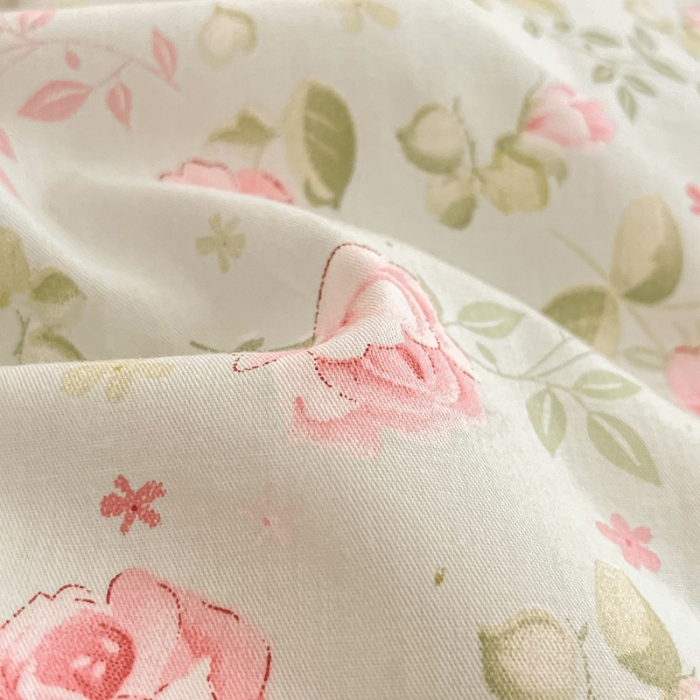 91家纺网 家纺一手货源 找家纺 柠馨 2023新款13376全棉Ins博主风四件套 慕青