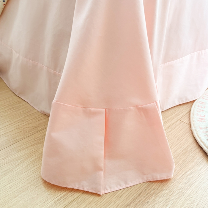 91家纺网 家纺一手货源 找家纺 柠馨 2023新款13376全棉Ins博主风四件套 慕青