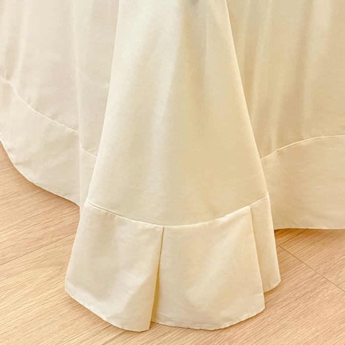 91家纺网 家纺一手货源 找家纺 柠馨 2023新款13376全棉Ins博主风四件套 夕颜