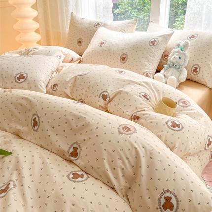 柠馨 2023新款13376全棉Ins博主风四件套 薇薇安