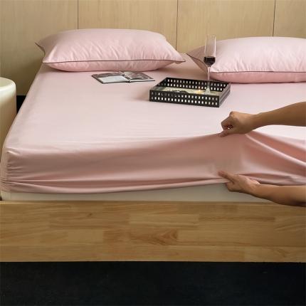 91家纺网 家纺一手货源 找家纺 三味舒屋 2024新款加厚50s全棉磨毛单品床笠床单系列 蜜粉