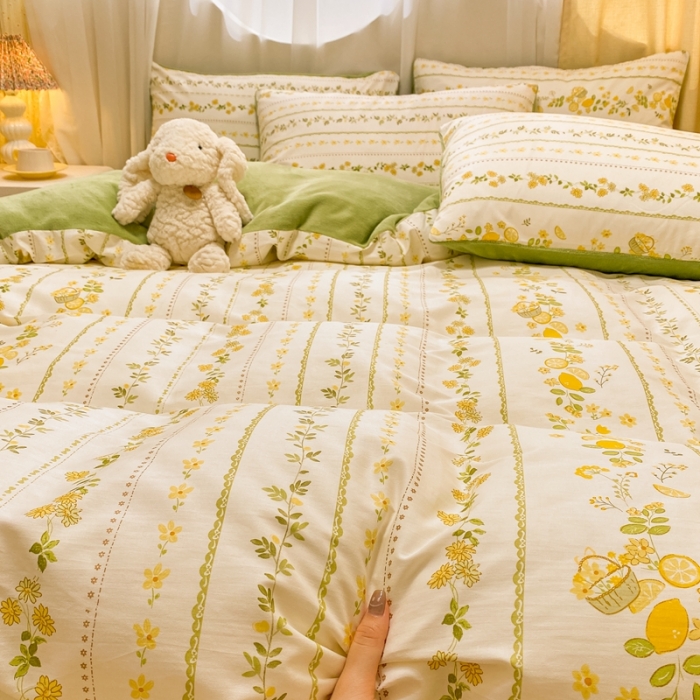 91家纺网 家纺一手货源 找家纺 (总) 曼之夏 2023新款棉加绒四件套