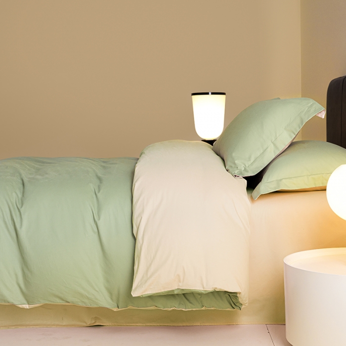 91家纺网 家纺一手货源 找家纺 秀色 2025新款高端50支加厚陶瓷磨毛全棉四件套瑞妮