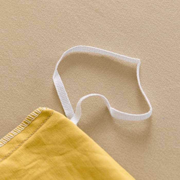 91家纺网 家纺一手货源 找家纺 秀色 2025新款高端50支加厚陶瓷磨毛全棉四件套瑞妮 瑞妮-落日黄2B%奶油