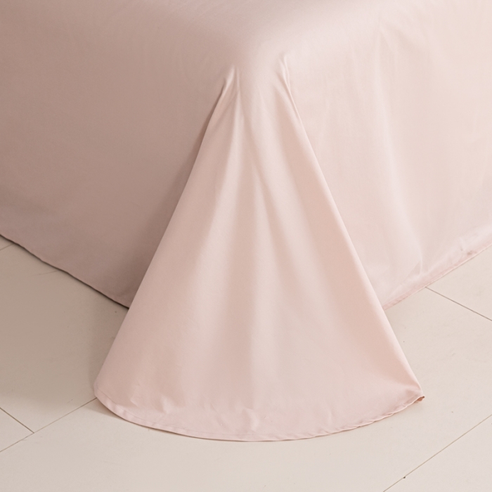 91家纺网 家纺一手货源 找家纺 秀色 2025新款高端50支加厚陶瓷磨毛全棉四件套瑞妮 瑞妮-青提绿2B%桃红