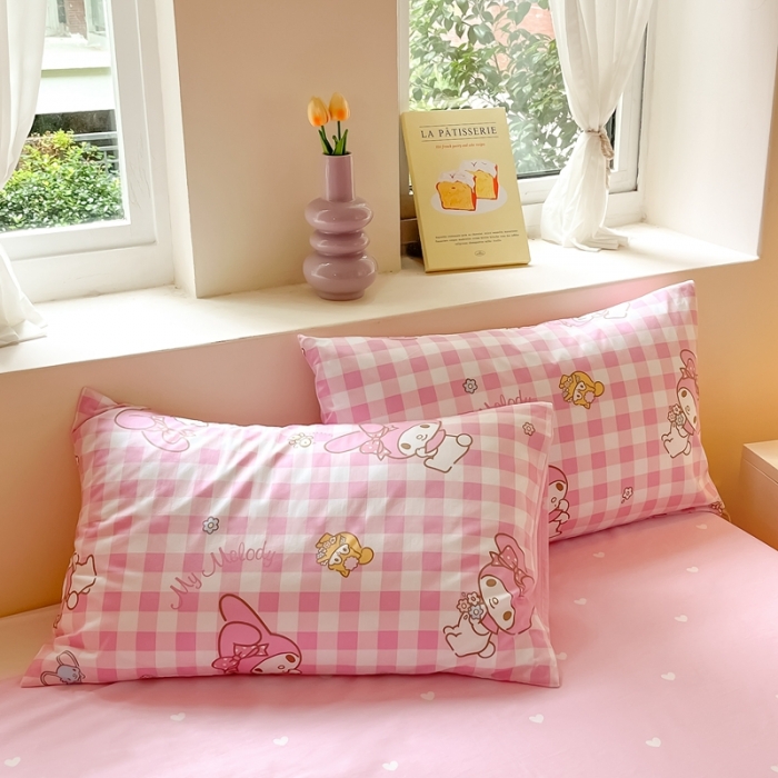 91家纺网 家纺一手货源 找家纺 (总) 曼之夏 2023新款全棉三丽鸥卡通四件套