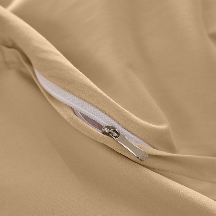 91家纺网 家纺一手货源 找家纺 秀色2025高端50支加厚陶瓷磨毛全棉四件套奶油风瑞妮青提绿+奶油