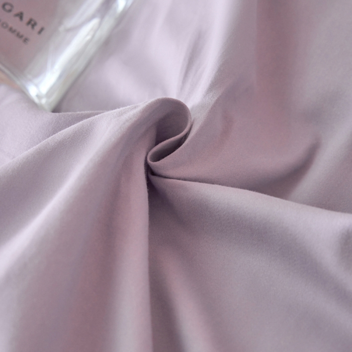 91家纺网 家纺一手货源 找家纺 秀色2025高端50支加厚陶瓷磨毛全棉四件套奶油风瑞妮轻紫+奶油