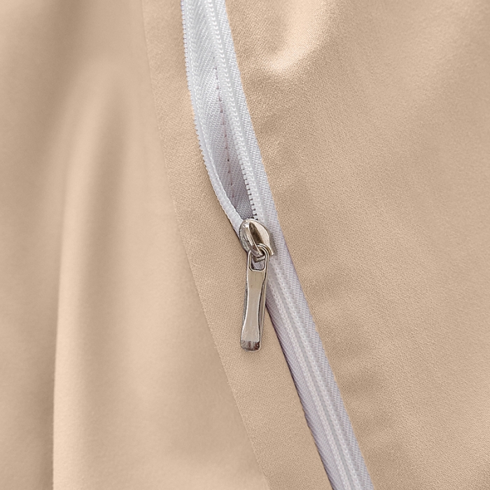 91家纺网 家纺一手货源 找家纺 秀色2025高端50支加厚陶瓷磨毛全棉四件套奶油风瑞妮桃红+奶油