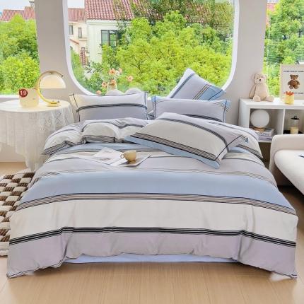 91家纺网 家纺一手货源 找家纺 （总）2024新款60支13376纯棉印花四件套系列-四件套