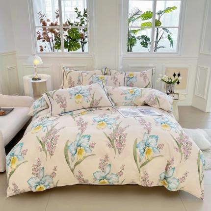 91家纺网 家纺一手货源 找家纺 （总）2024新款60支13376纯棉印花四件套系列-四件套