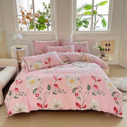 91家纺网 家纺一手货源 找家纺 （总）2024新款60支13376纯棉印花四件套系列-四件套