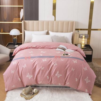 91家纺网 家纺一手货源 找家纺 （总）2024新款60支13376纯棉印花四件套系列-单被套