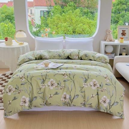 91家纺网 家纺一手货源 找家纺 （总）2024新款60支13376纯棉印花四件套系列-单被套