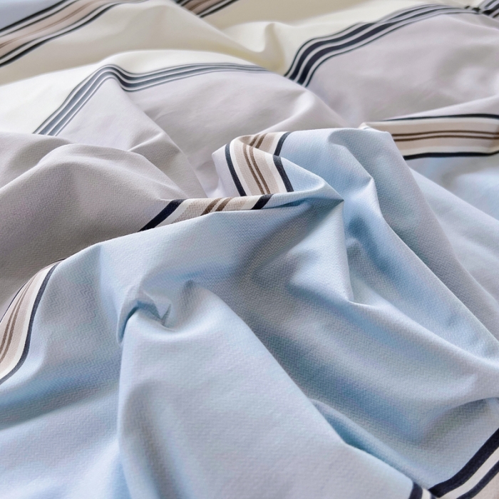 91家纺网 家纺一手货源 找家纺 （总）2024新款60支13376纯棉印花四件套系列-单被套