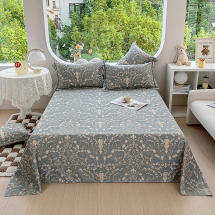 91家纺网 家纺一手货源 找家纺 （总）新款60支13376纯棉印花四件套系列-单床单