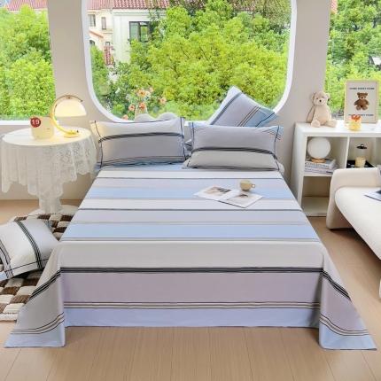 91家纺网 家纺一手货源 找家纺 （总）新款60支13376纯棉印花四件套系列-单床单