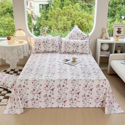 91家纺网 家纺一手货源 找家纺 （总）新款60支13376纯棉印花四件套系列-单床单