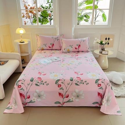 91家纺网 家纺一手货源 找家纺 （总）新款60支13376纯棉印花四件套系列-单床单