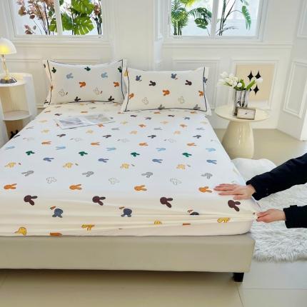 （总）新款60支13376纯棉印花四件套系列-单床笠