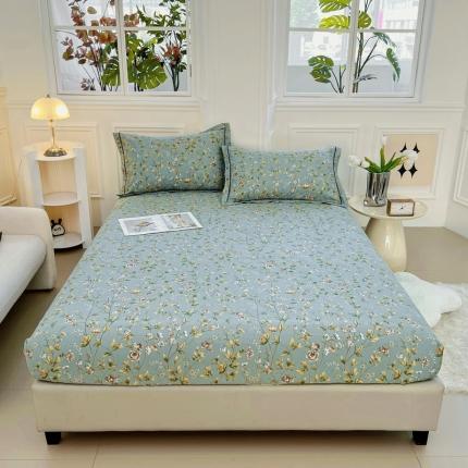 新款60支13376纯棉印花四件套系列-单床笠 望春分