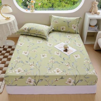 新款60支13376纯棉印花四件套系列-单床笠 寻梦晨晓