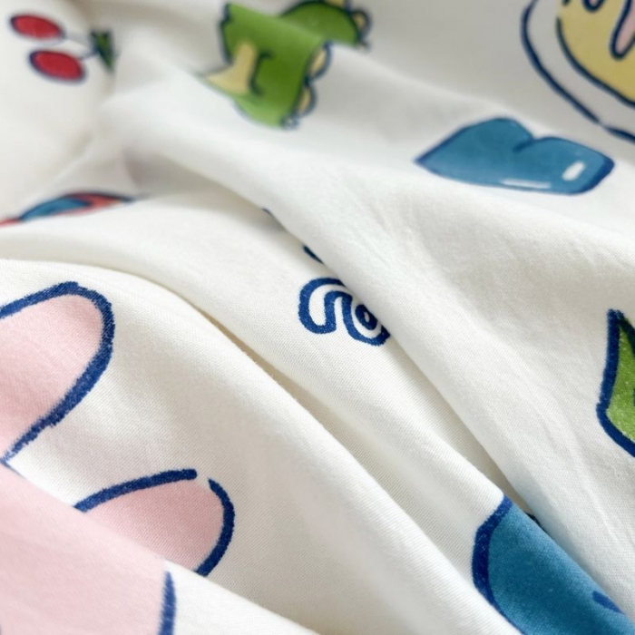 91家纺网 家纺一手货源 找家纺 中国龙家纺 2023新款A类水洗棉豆豆绒加厚冬被 动物乐园