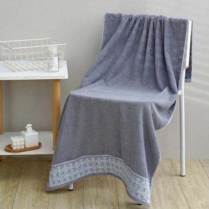 91家纺网 家纺一手货源 找家纺 （总）朴尔家纺 2023新款全棉32股弱捻浮雕织花加厚毛巾浴巾组合