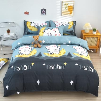 91家纺网 家纺一手货源 找家纺 （总）佑泽家纺 2025新款舒适亲肤芦荟棉单被套