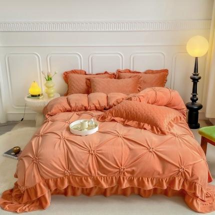 91家纺网 家纺一手货源 找家纺 （总）上喜 热卖牛奶绒珍珠床盖款三件套四件套