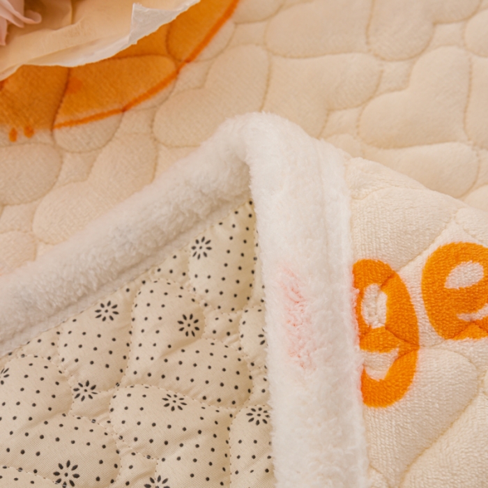 91家纺网 家纺一手货源 找家纺 米柳家纺 2023新款牛奶绒床垫床护垫薄款秋冬保暖床垫床褥子 大桔大利