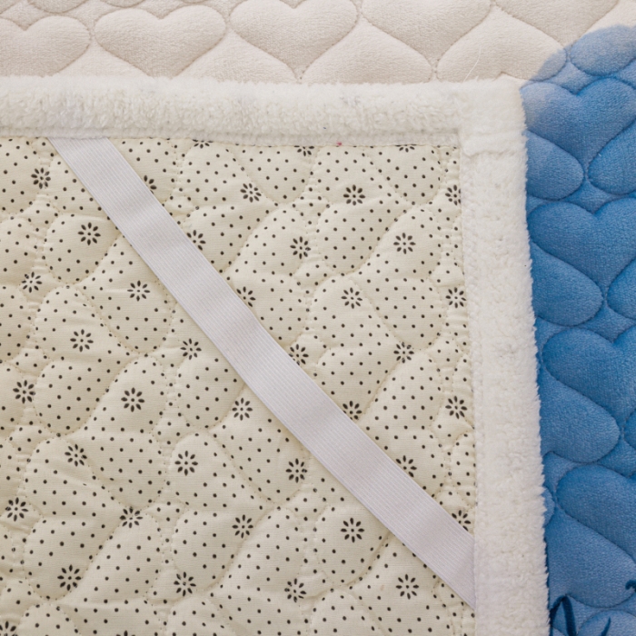 91家纺网 家纺一手货源 找家纺 米柳家纺 2023新款牛奶绒床垫床护垫薄款秋冬保暖床垫床褥子 怦然心动