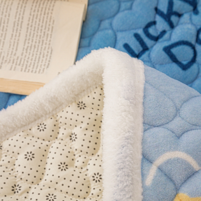 91家纺网 家纺一手货源 找家纺 米柳家纺 2023新款牛奶绒床垫床护垫薄款秋冬保暖床垫床褥子 星空