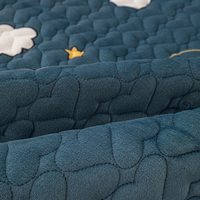 91家纺网 家纺一手货源 找家纺 米柳家纺 2023新款牛奶绒床垫床护垫薄款秋冬保暖床垫床褥子 云之恋