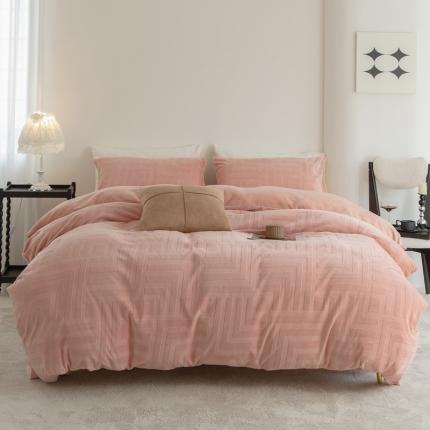 91家纺网 家纺一手货源 找家纺 2023新款毛毯被子四件套单床单被套床笠珊瑚绒牛奶绒冬被法兰绒兔毛绒