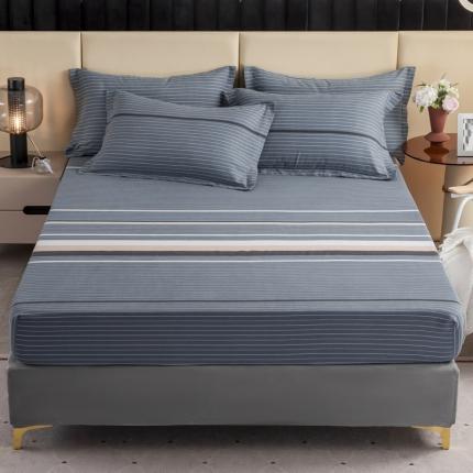 91家纺网 家纺一手货源 找家纺 （总）伊而梦 2023新款全棉磨毛印花四件套系列单品床笠